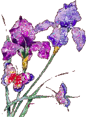 Bloemen glitter krabbels
