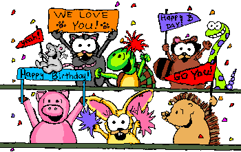 Happy birthday krabbels
